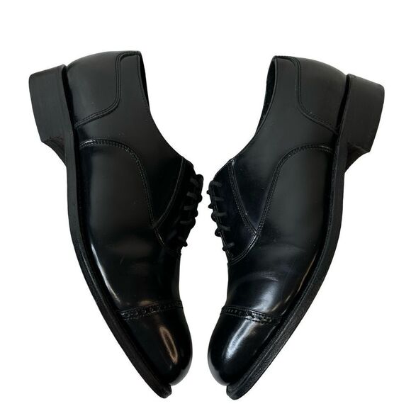 FLORSHEIM Men\'s Black Patent Lexington Cap Toe Oxford Size 9 D main image 7